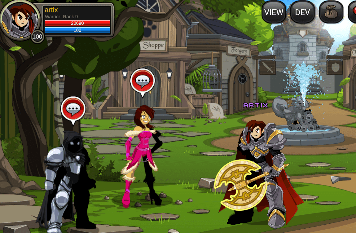 AQWorlds Infinity Particles