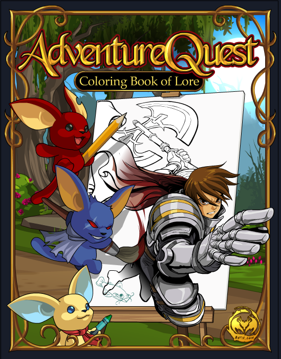 AdventureQuest Coloring Book of Lore