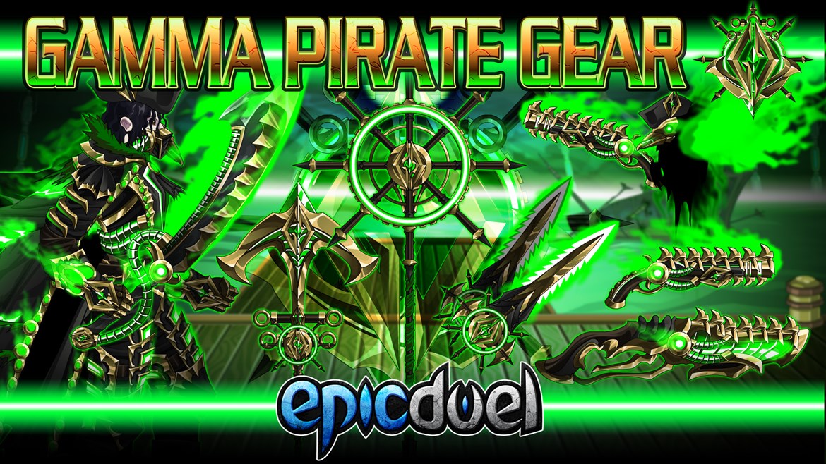 Gamma Pirate Gear NOW LIVE