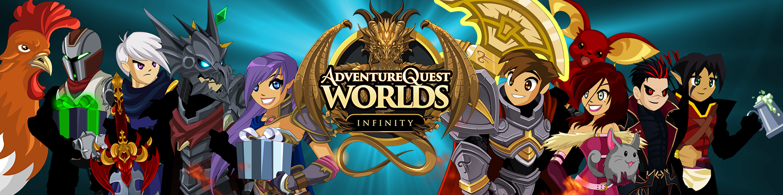 AQworlds Infinity Header