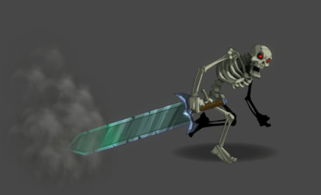 Giant Undead Walk Cycle