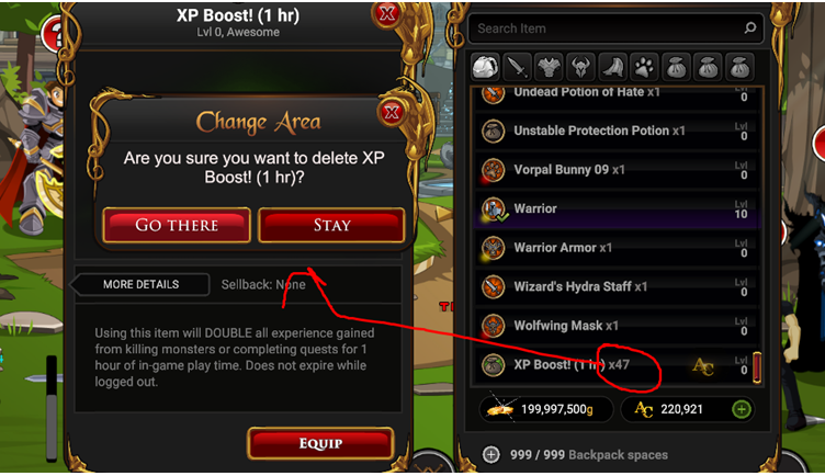 A guide to AQW's Boosts