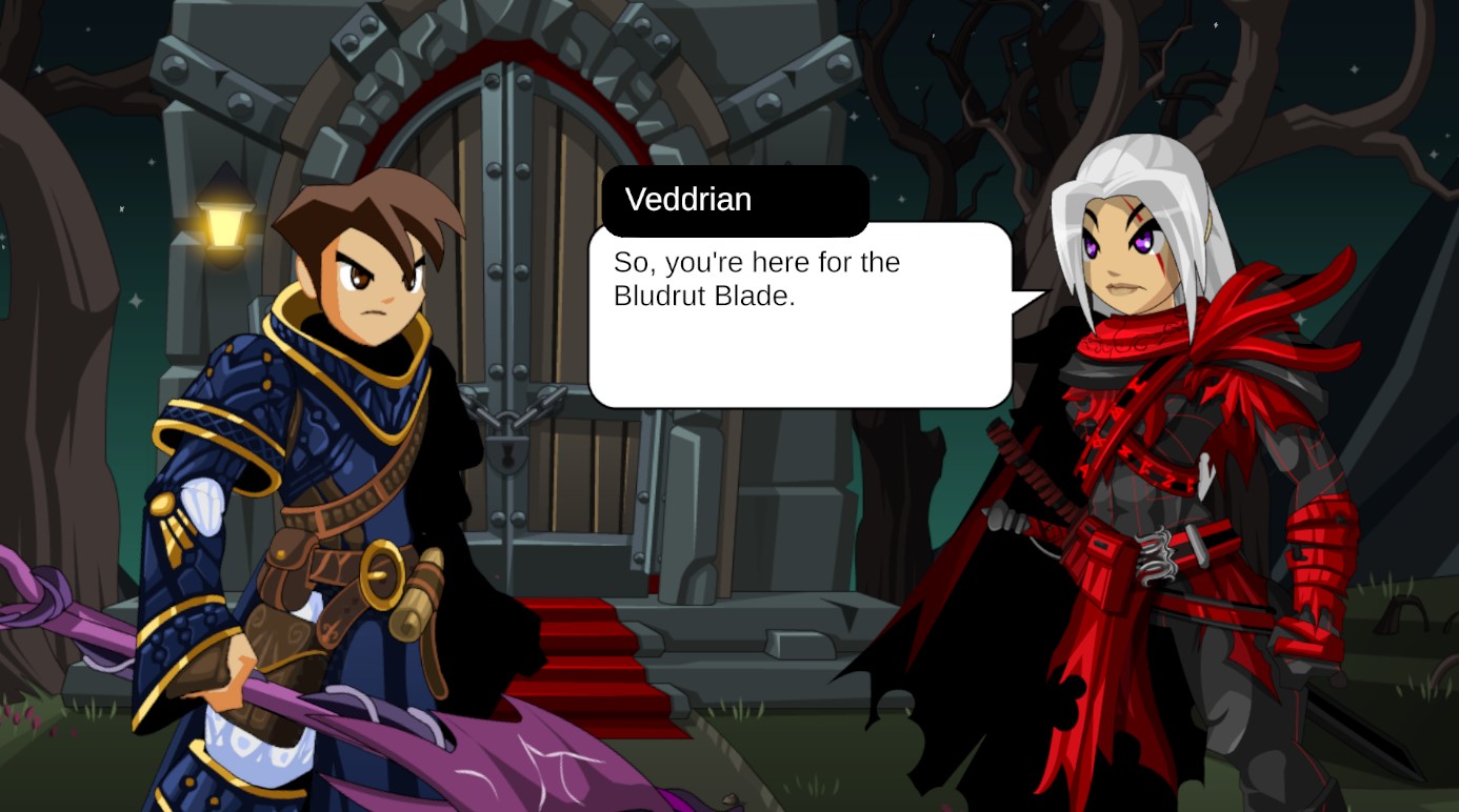 Veddrian speaks