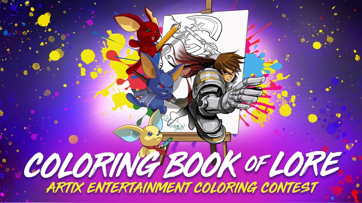 Artix Entertainment Coloring Book Contest 2025