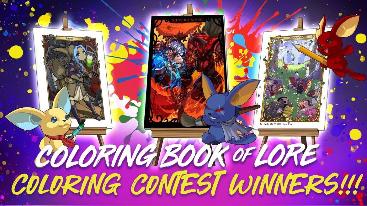 Coloring Book of Lore Contest Winners 2025