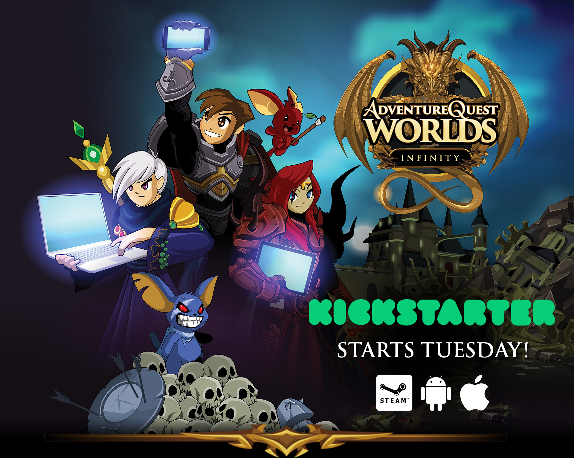 AQWorlds Infinity Kickstarter begins next Tuesday