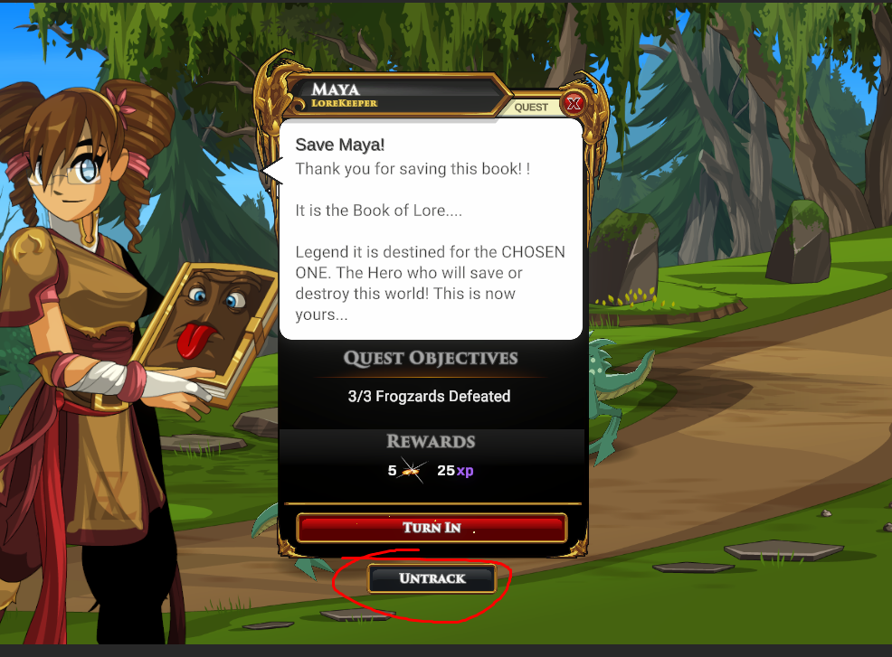 book of Lore Saved